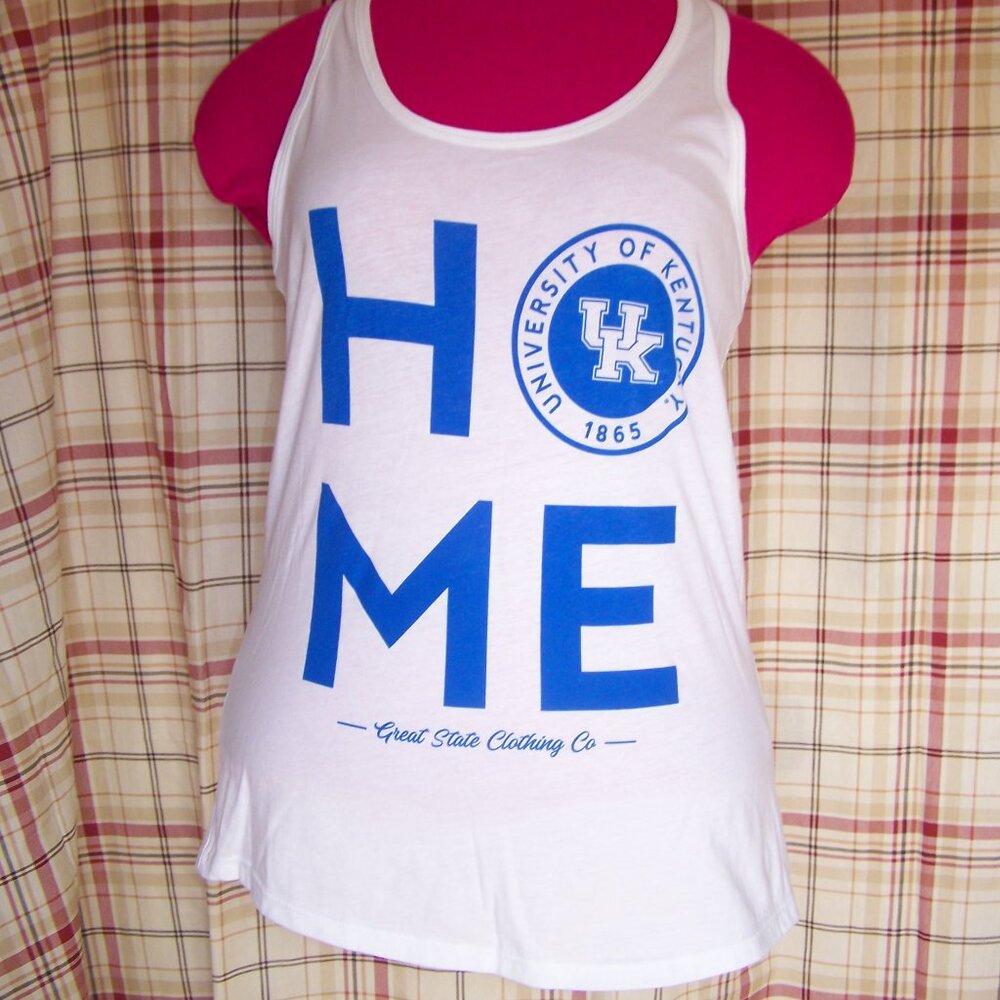 **Final Sale** Great State Clothing Co. NWT Univ of KY Racerback Tank Sz M